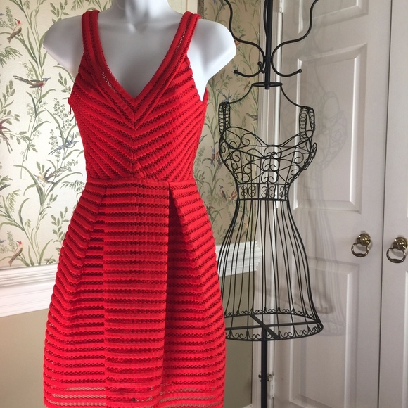 Fabulous Express Red Mini Dress  #W115 - Picture 1 of 8